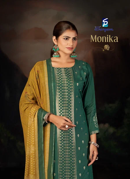 Monika By Sargam Pure Muslin Printed Dress Material